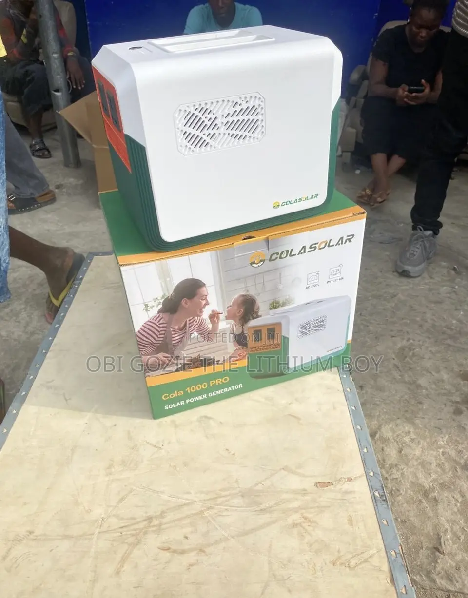 Cola 1000 Pro + Lithium Battery Solar Power Generator 300w KWH