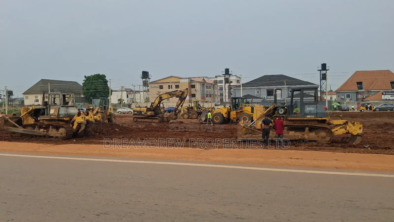 A Road Construction to an Fcda C of O Land at Apo Wassa