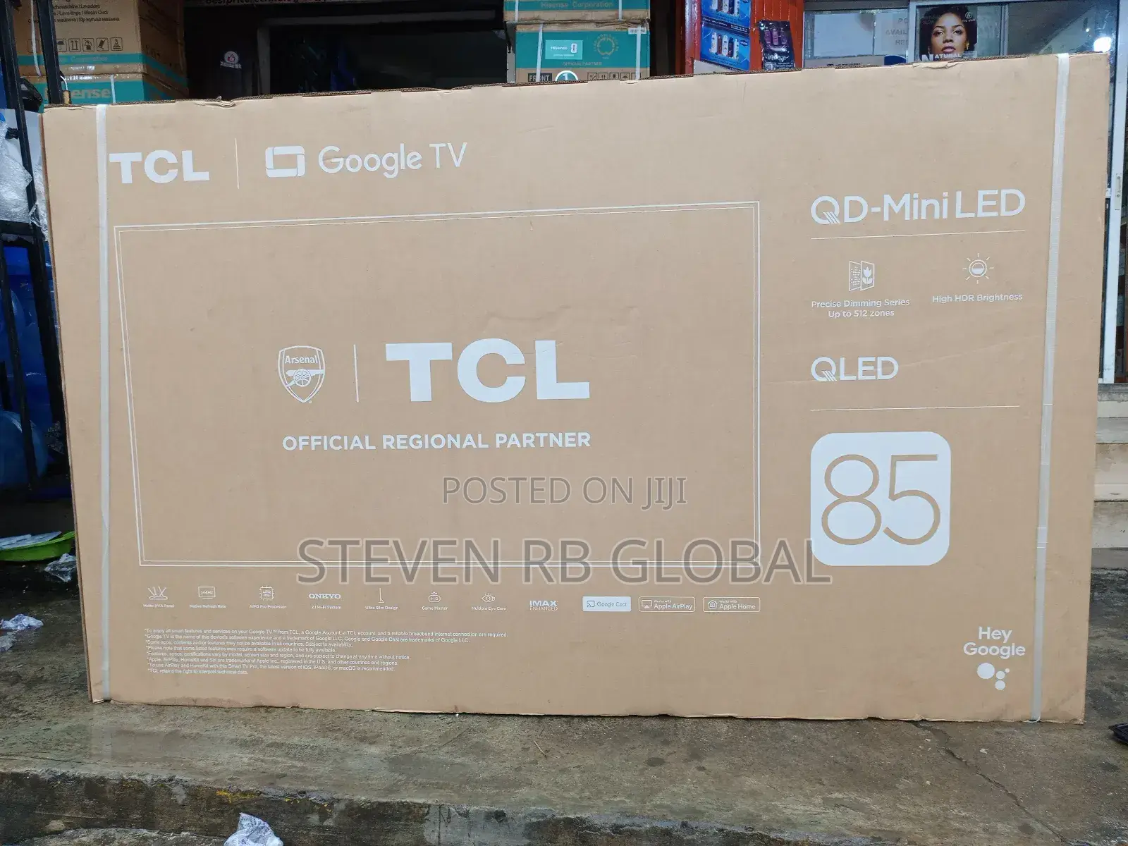 TCL 85c6k Premium Qd-Miniled Tv | 85 Inches