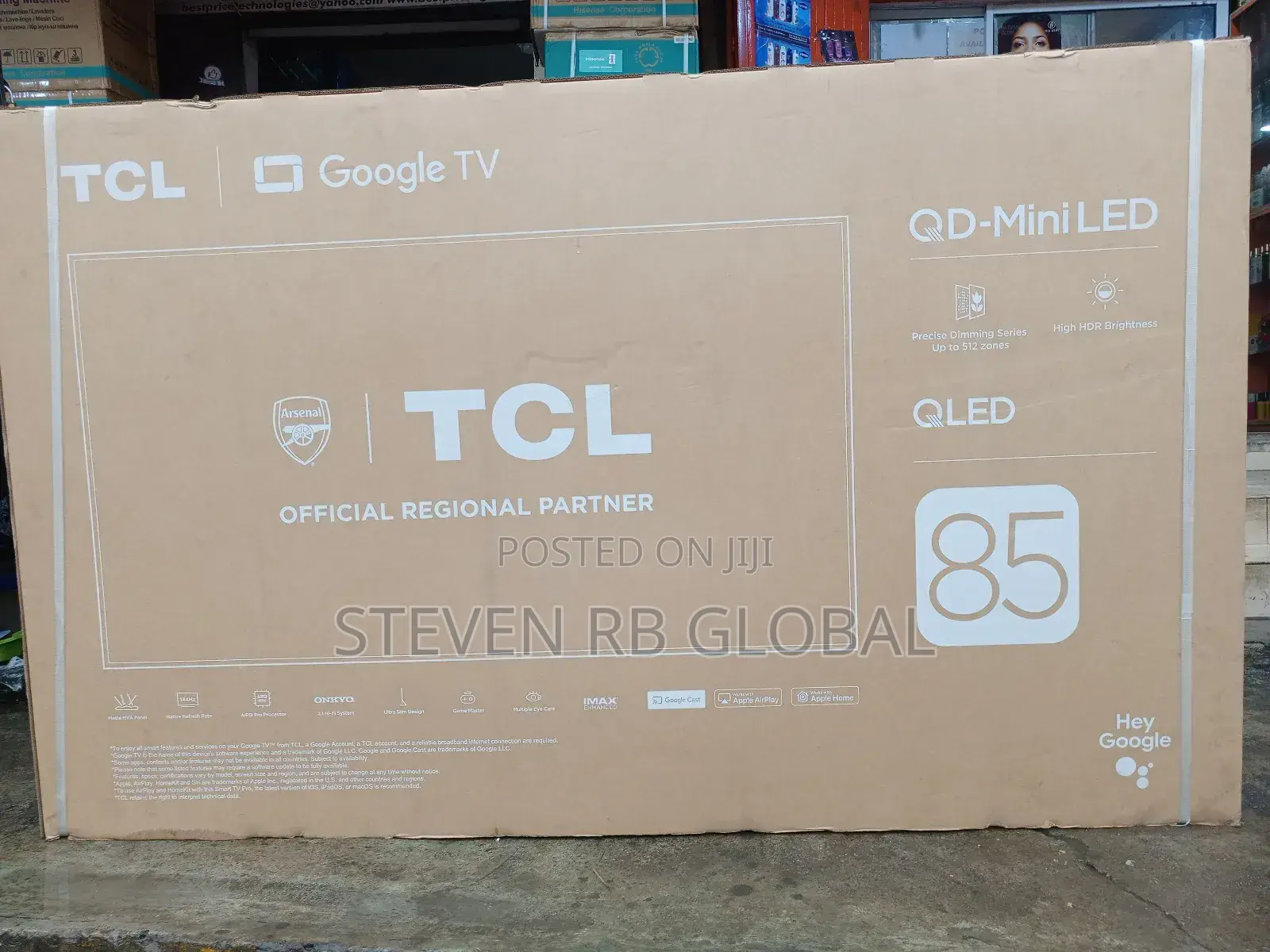 TCL 85c6k Premium Qd-Miniled Tv | 85 Inches