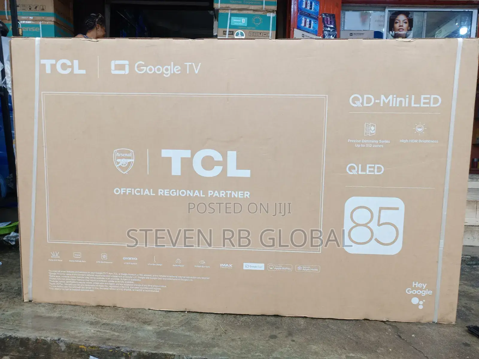 TCL 85c6k Premium Qd-Miniled Tv | 85 Inches