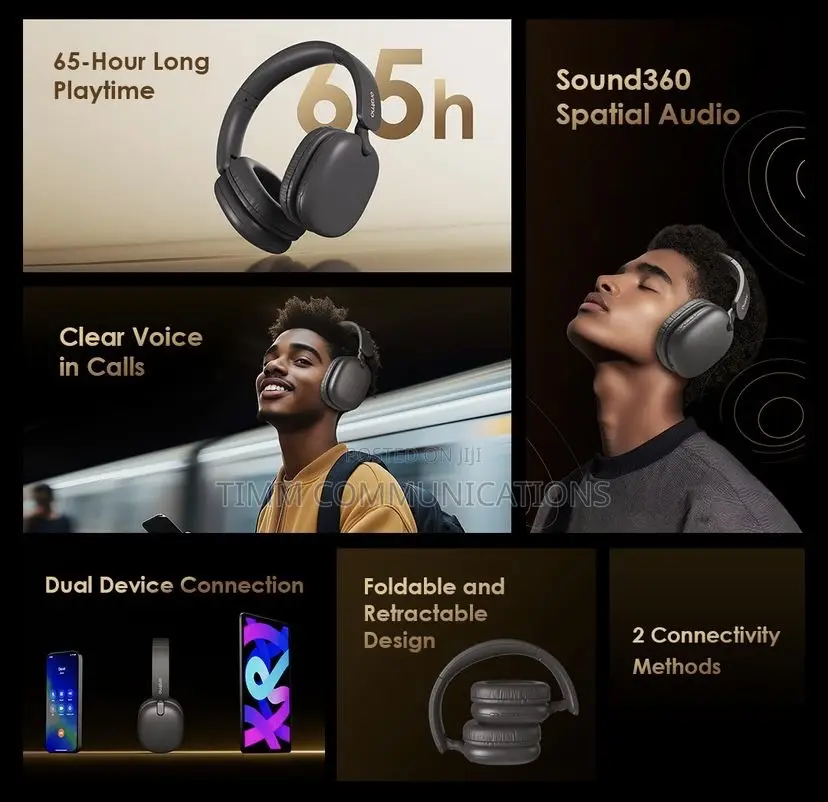 Oraimo Boompop Lite Wireless Headphones Ohp-317