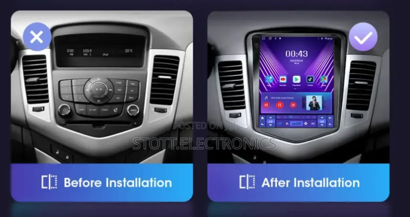 Chevrolet Cruze 2009-2014 Car Multimedia Player