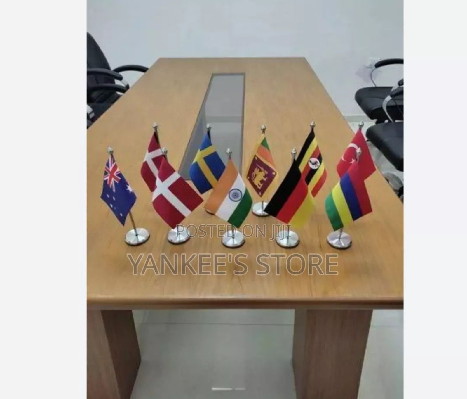 Original Imported Office Table Flag Stand