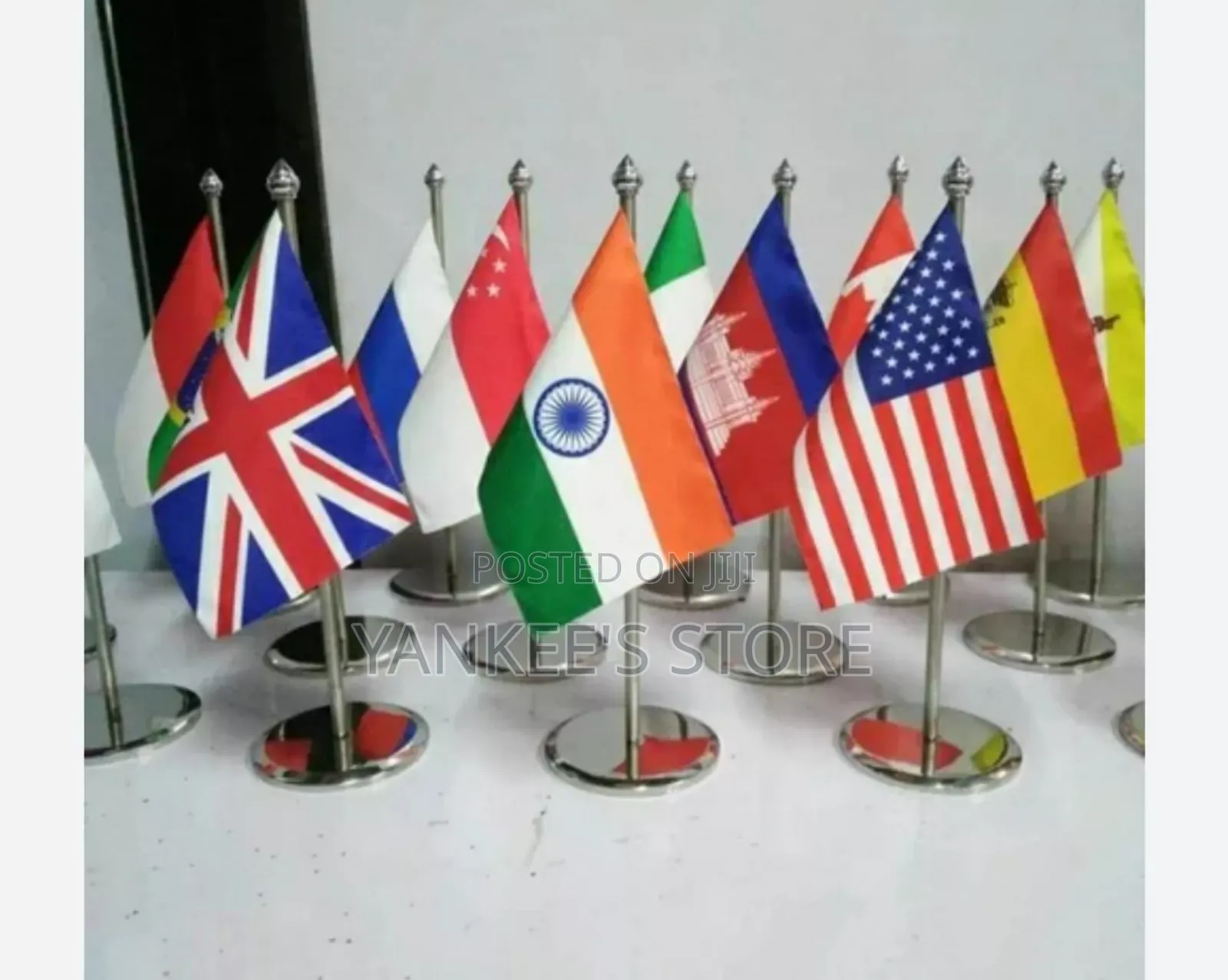 Original Imported Office Table Flag Stand