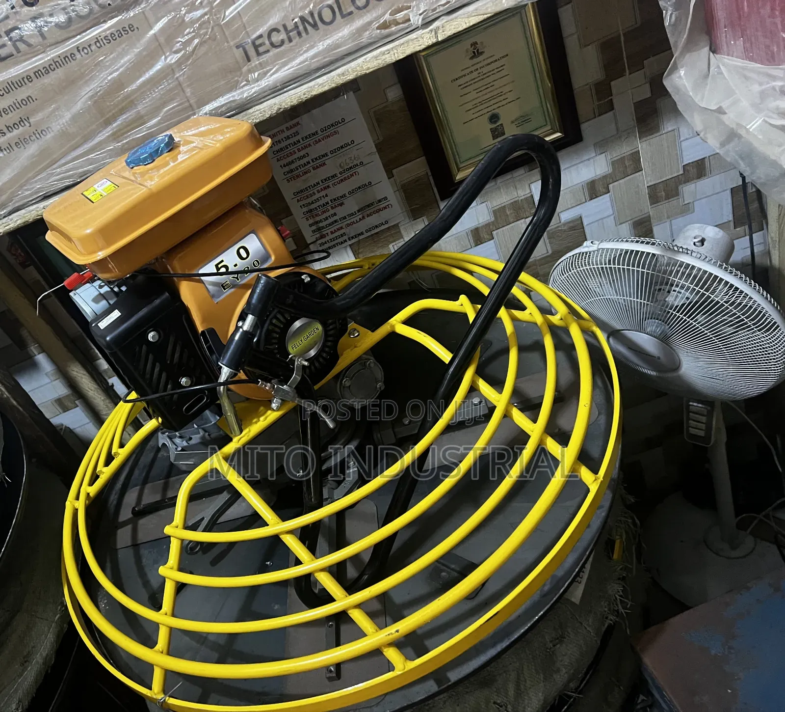Concrete Finishing Machine.