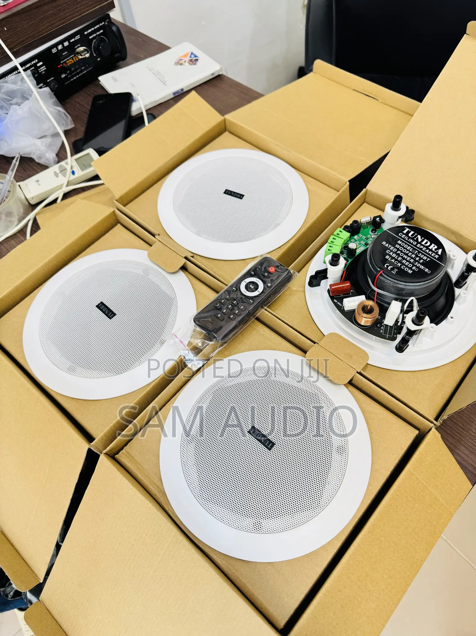 4 in 1 Bluetooth Ceiling Speaker (With Remote)