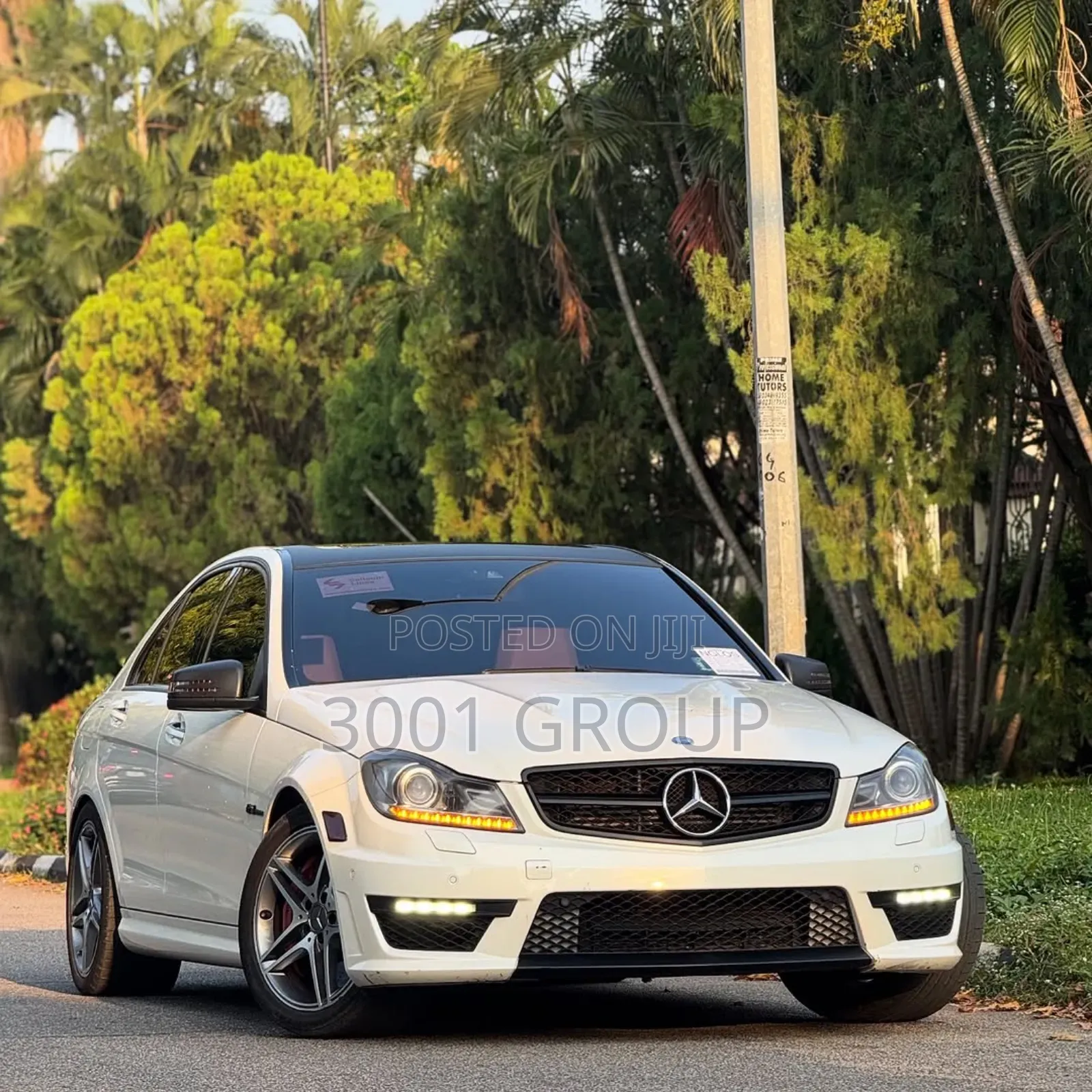 Mercedes-Benz C63 2014 White