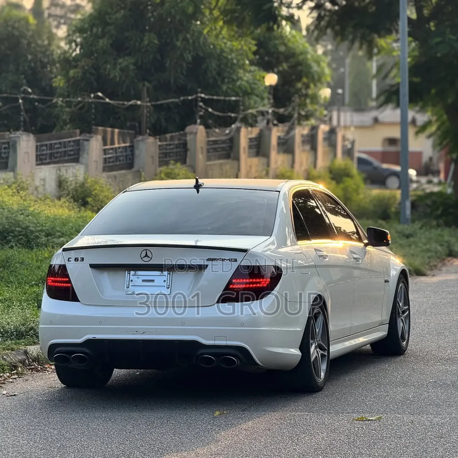 Mercedes-Benz C63 2014 White