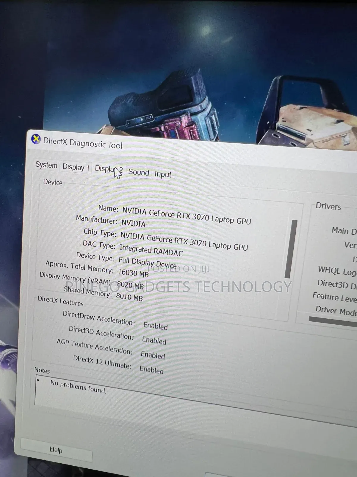 Laptop HP Omen 17-An188nr 16GB Intel Core I7 SSD 512GB