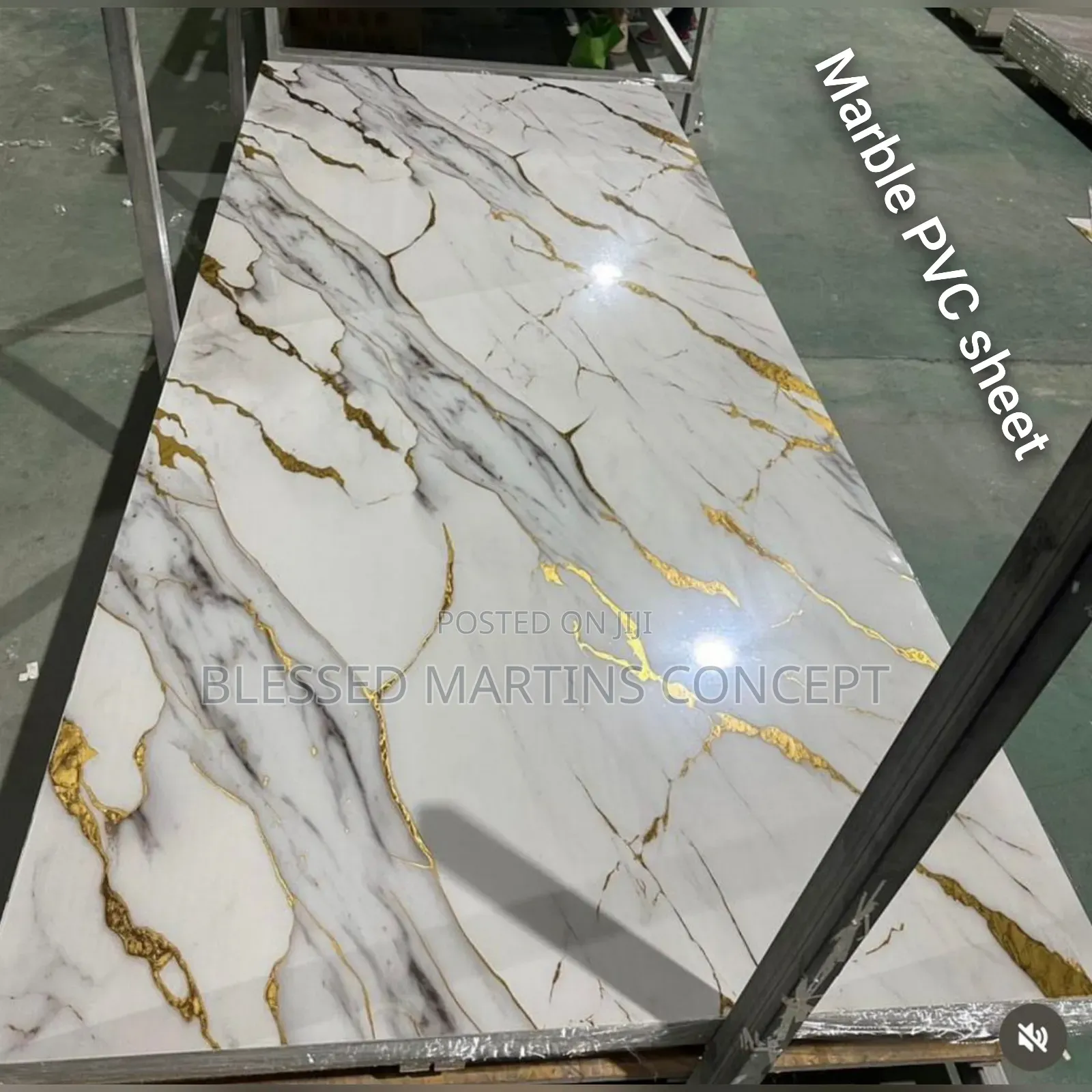 Marble Sheet Pvc, Good for Tv Console, Interior Walls,Size 4ft by 8ft