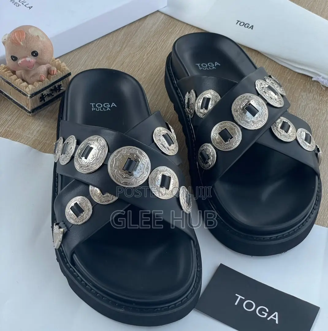 Embellished Leather Slip-On