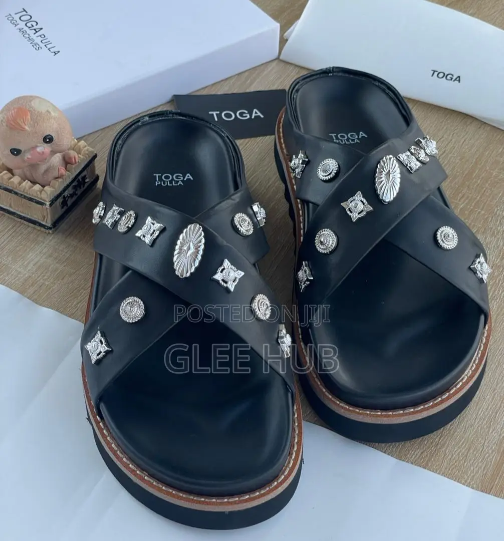 Embellished Leather Slip-On