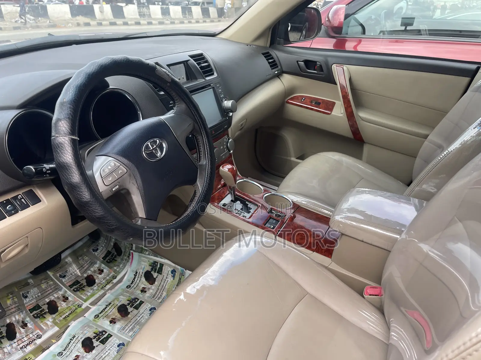 Toyota Highlander Limited 2010 Red