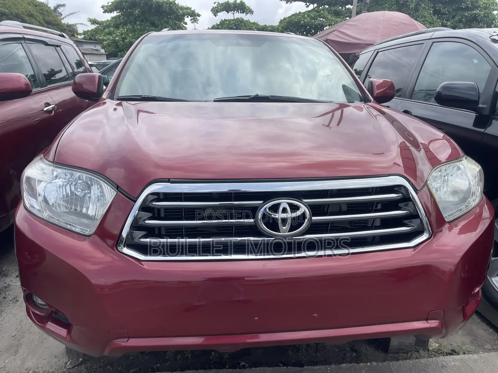 Toyota Highlander Limited 2010 Red