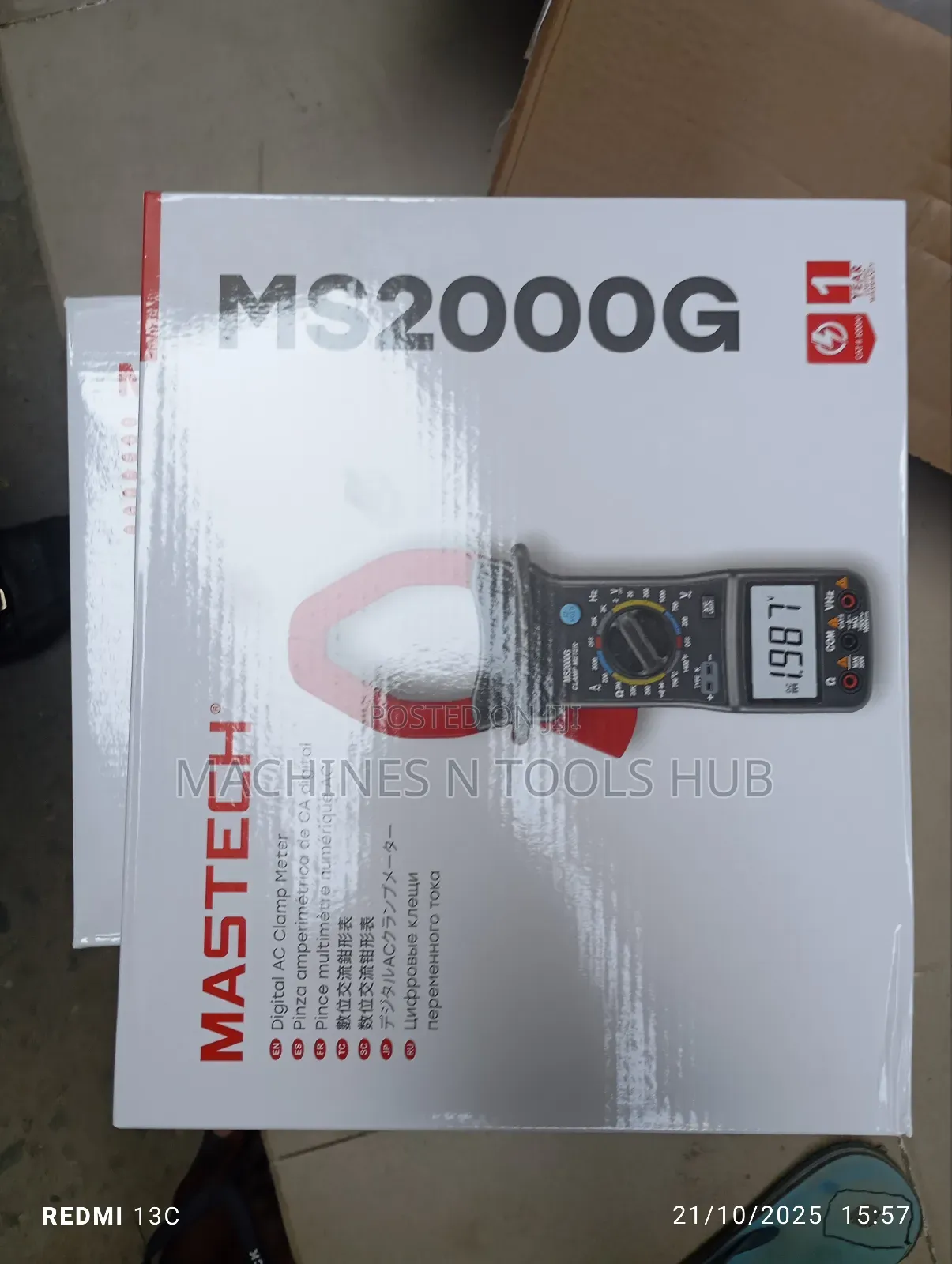 Mastech Ms2000g Ac/Dc Digital Clamp Meter