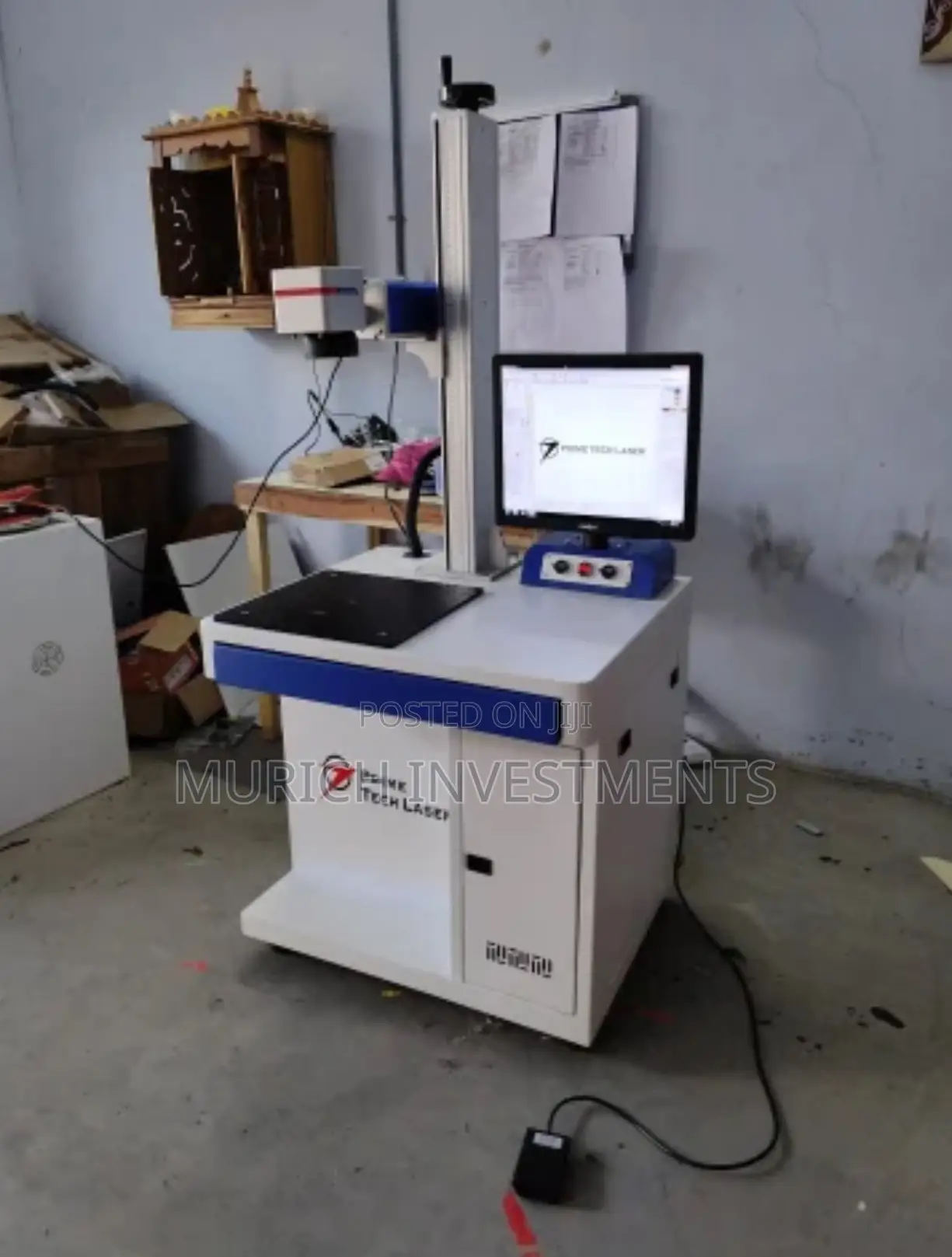 30w Fiber Laser Marking Machine for Metal, Stainless Steel, Tools Etc