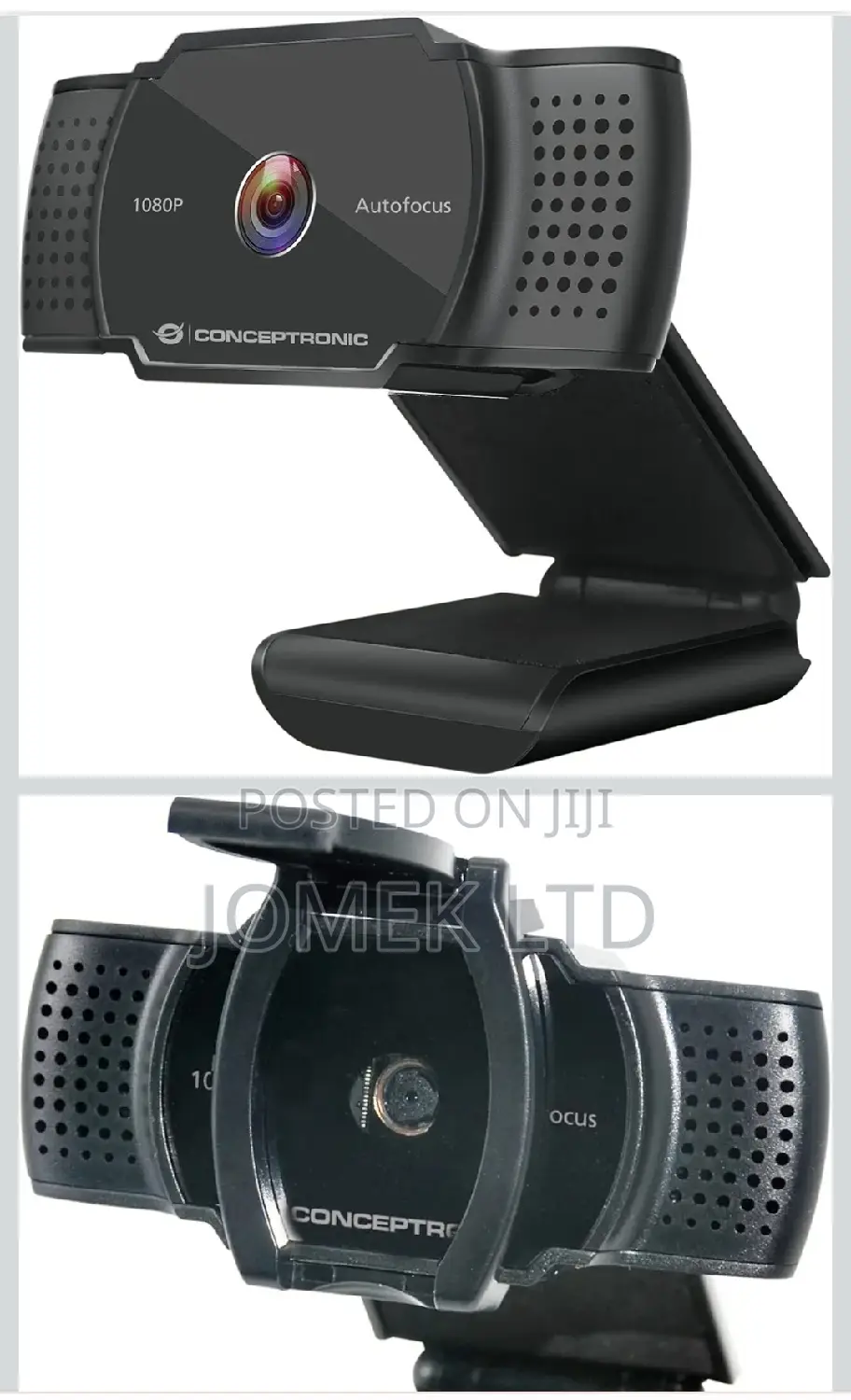 Conceptronic Amdis06b Webcam Amdis 1080p Hd Webcam + Microphone Black