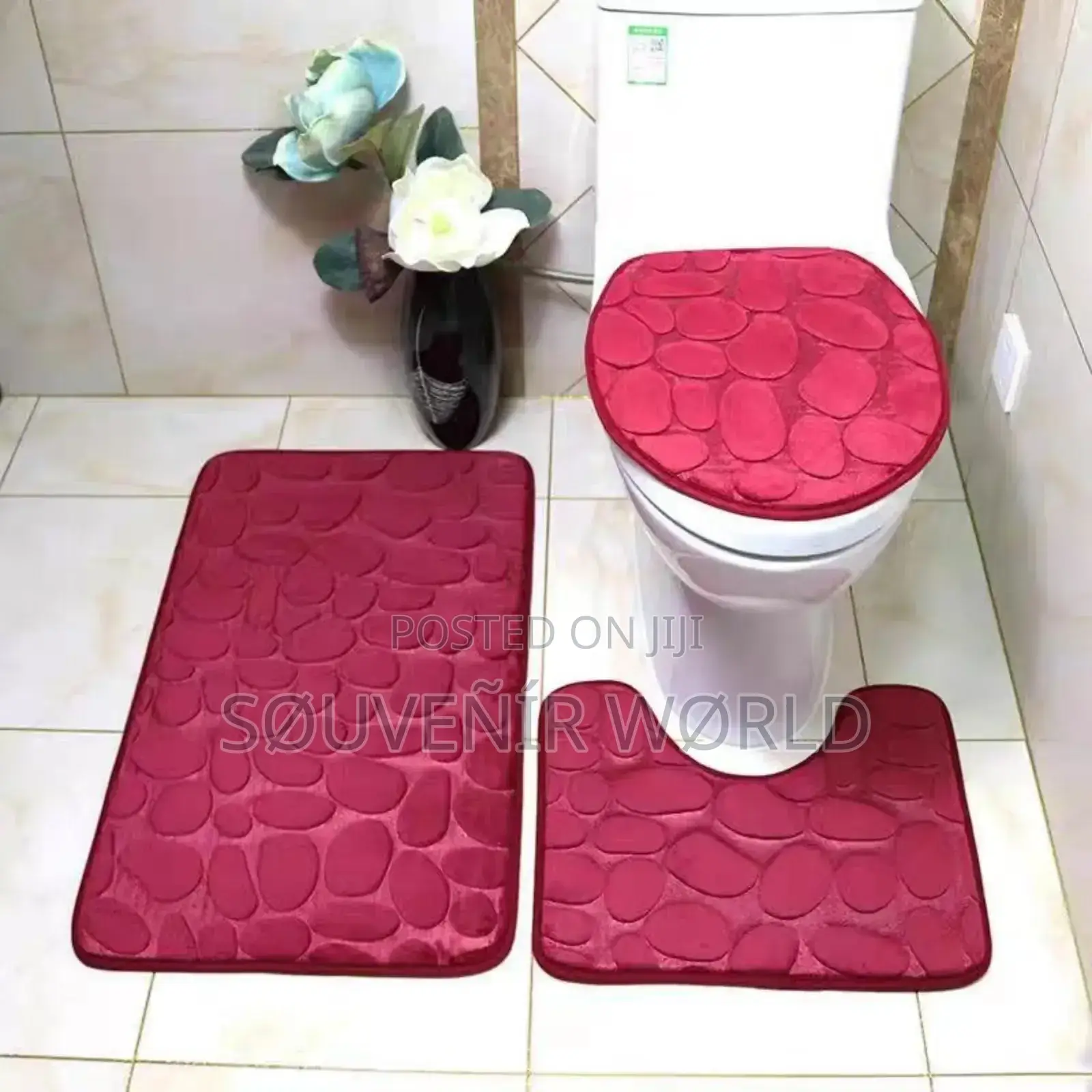 Toilet Seat Cover 3pcs Set