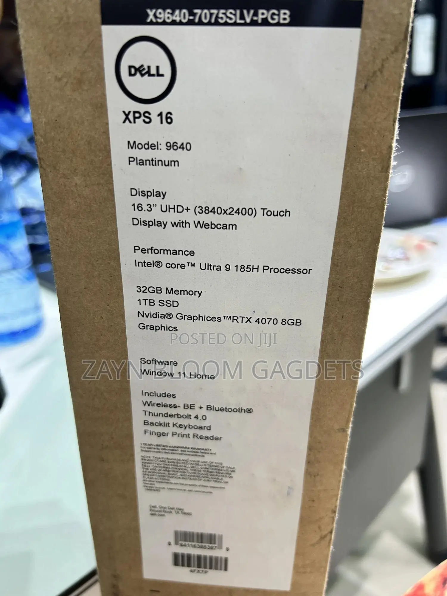 New Laptop Dell XPS 16 9640 32GB Intel Core Ultra 9 SSD 1T