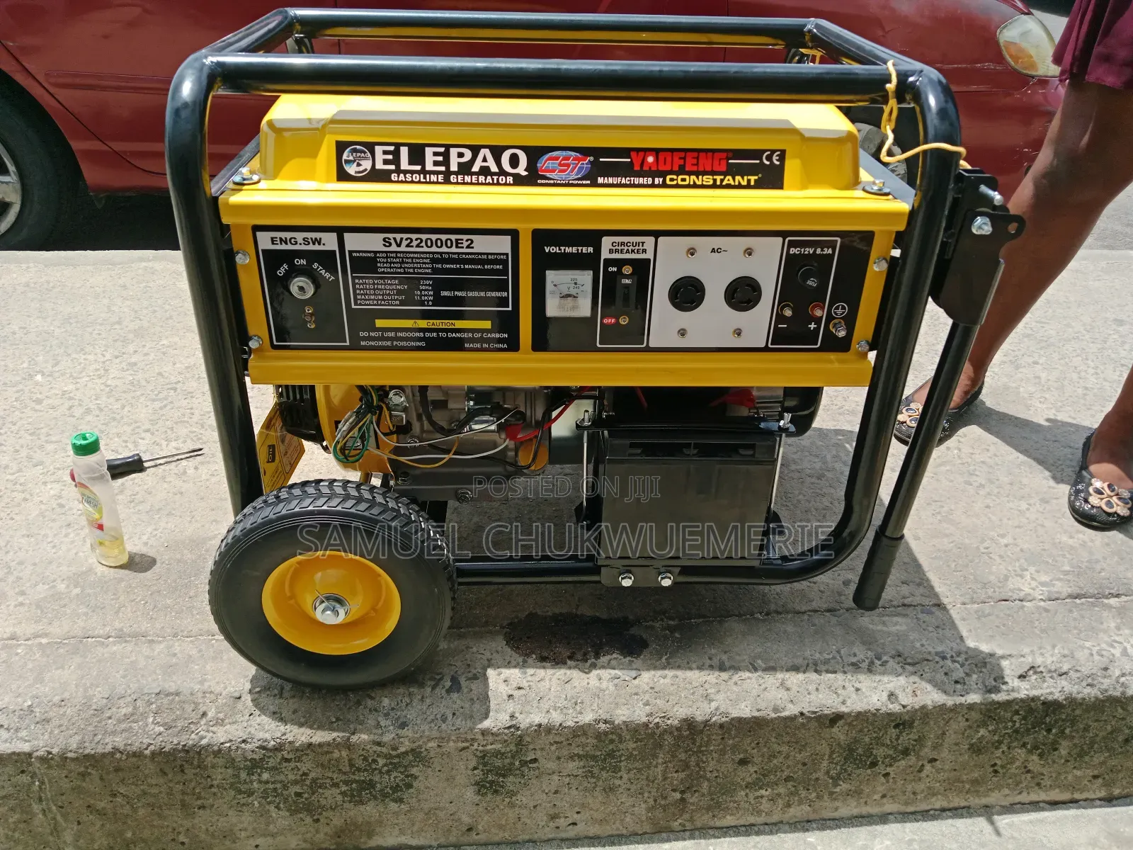 Elepaq Constant Gasoline Generator 10kva Copper Coil
