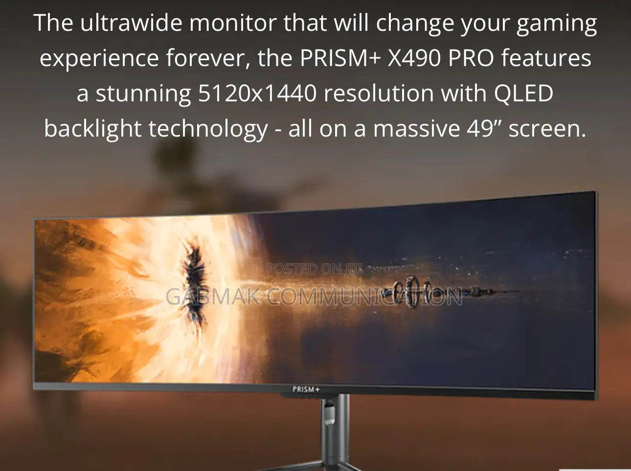 Gaming Curved 49’ Inches Monitor