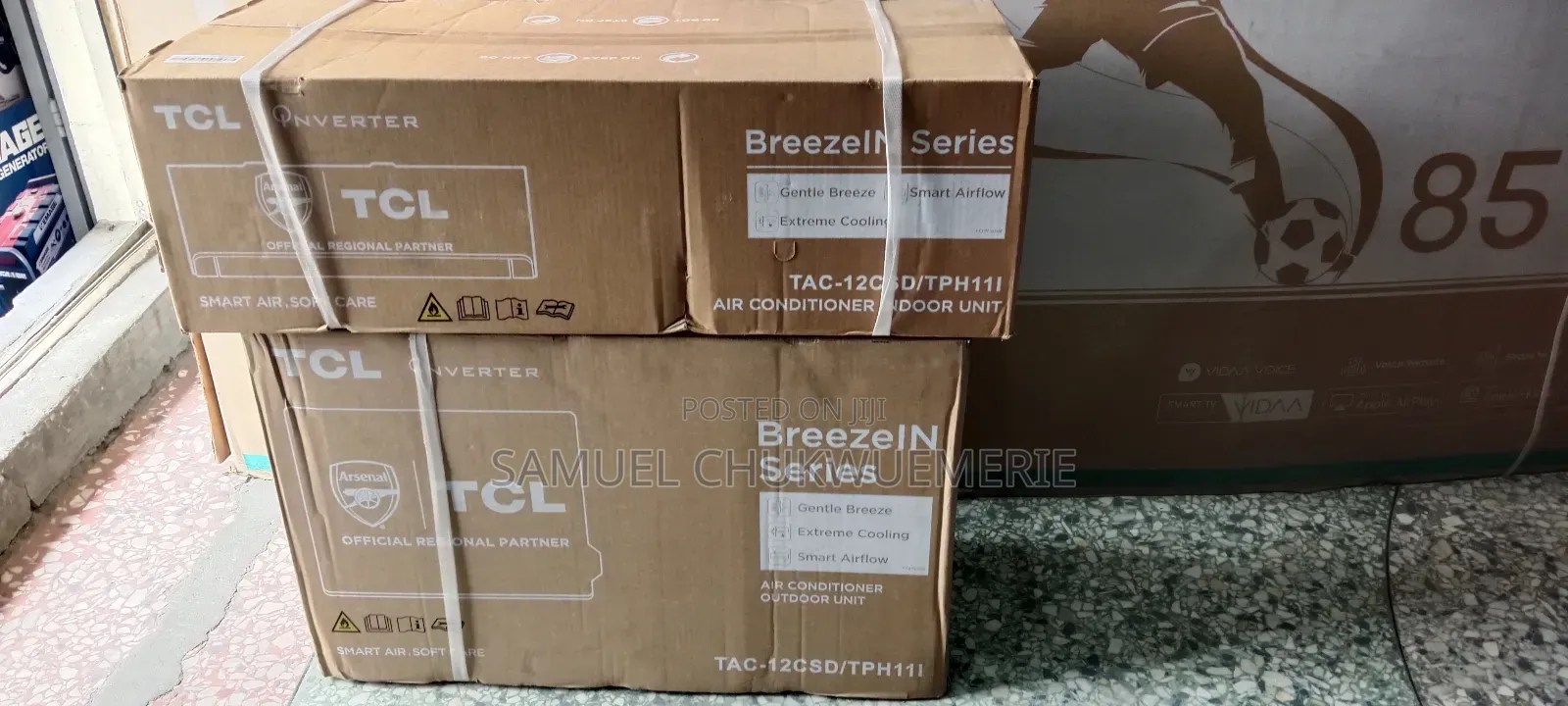 TCL Inverter Ac 1.5hp Split Unit Copper