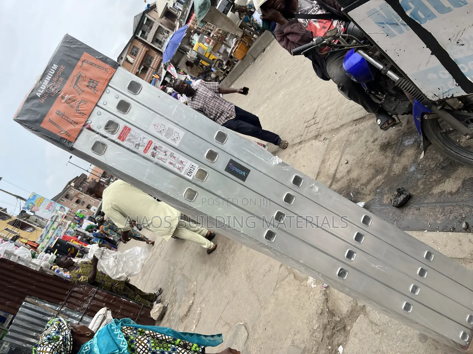 150kg Aluminum Multipurpose Ladder 4x6