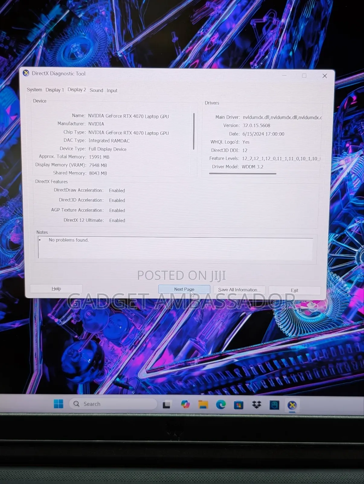 Laptop Acer Predator Helios Neo 16 16GB Intel Core I7 SSD 1T