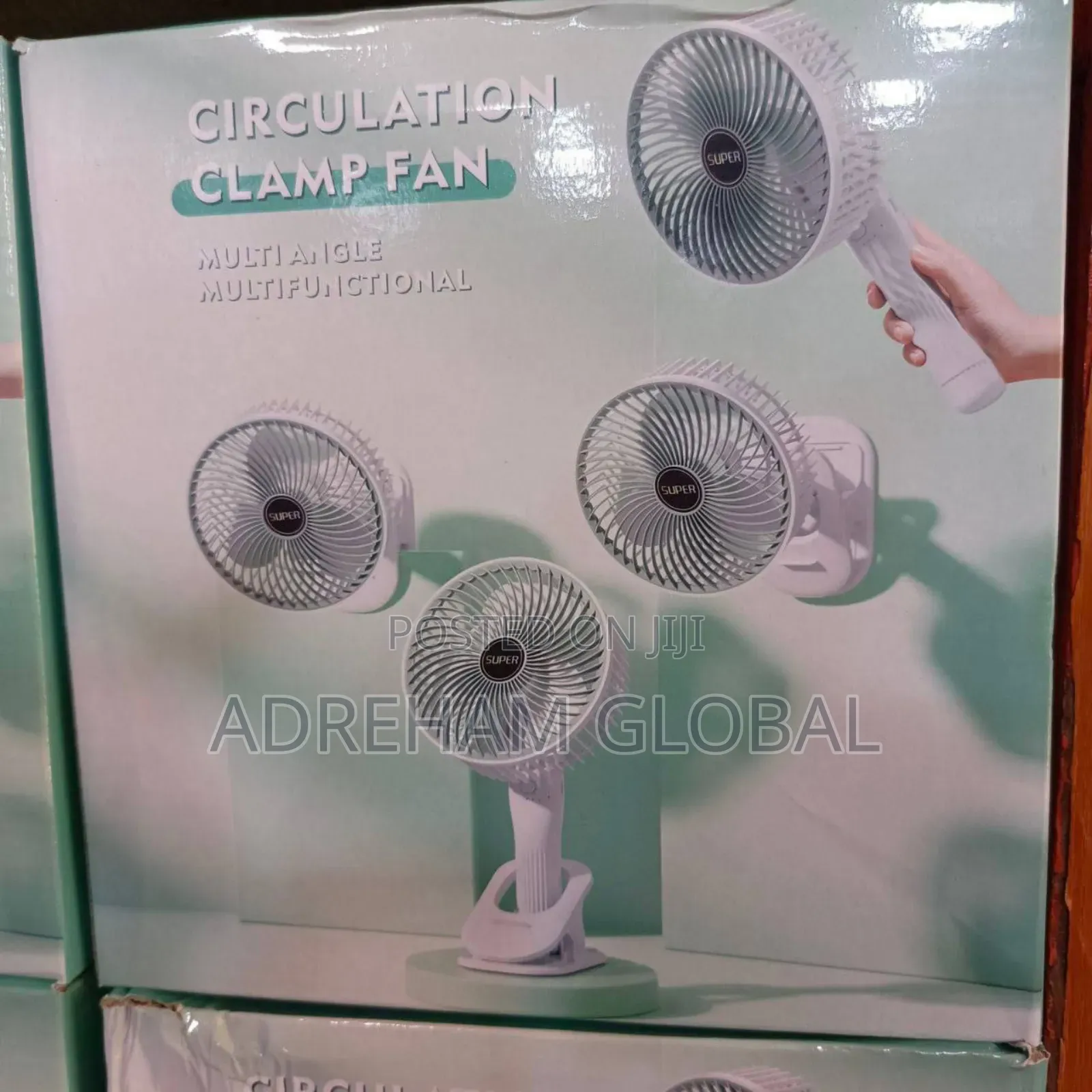 Table Clip Rechargeable Fan