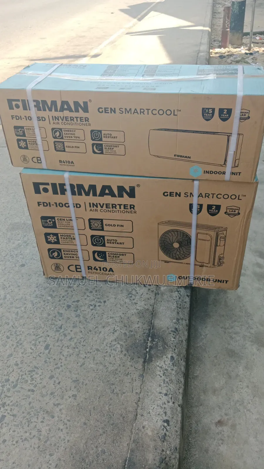 Firman Inverter Ac Split Unit 1hp Copper