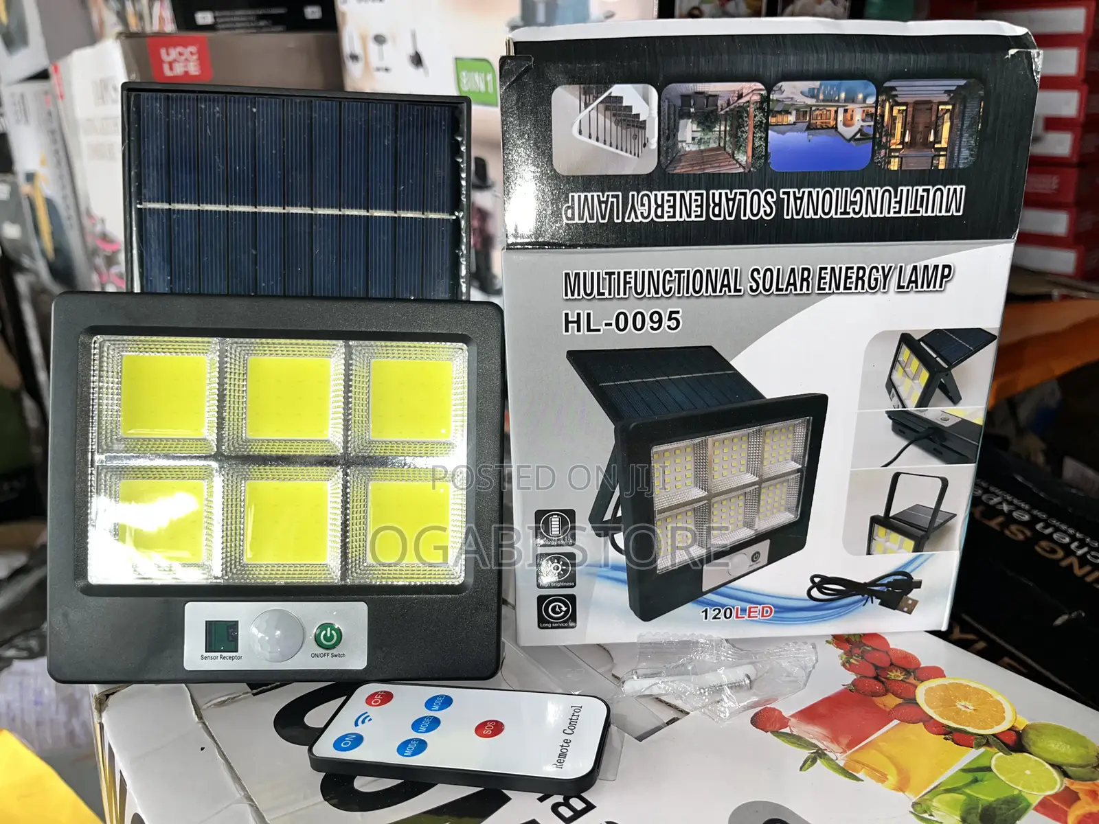 Solar Multifunctional Flood Light With Remote Control