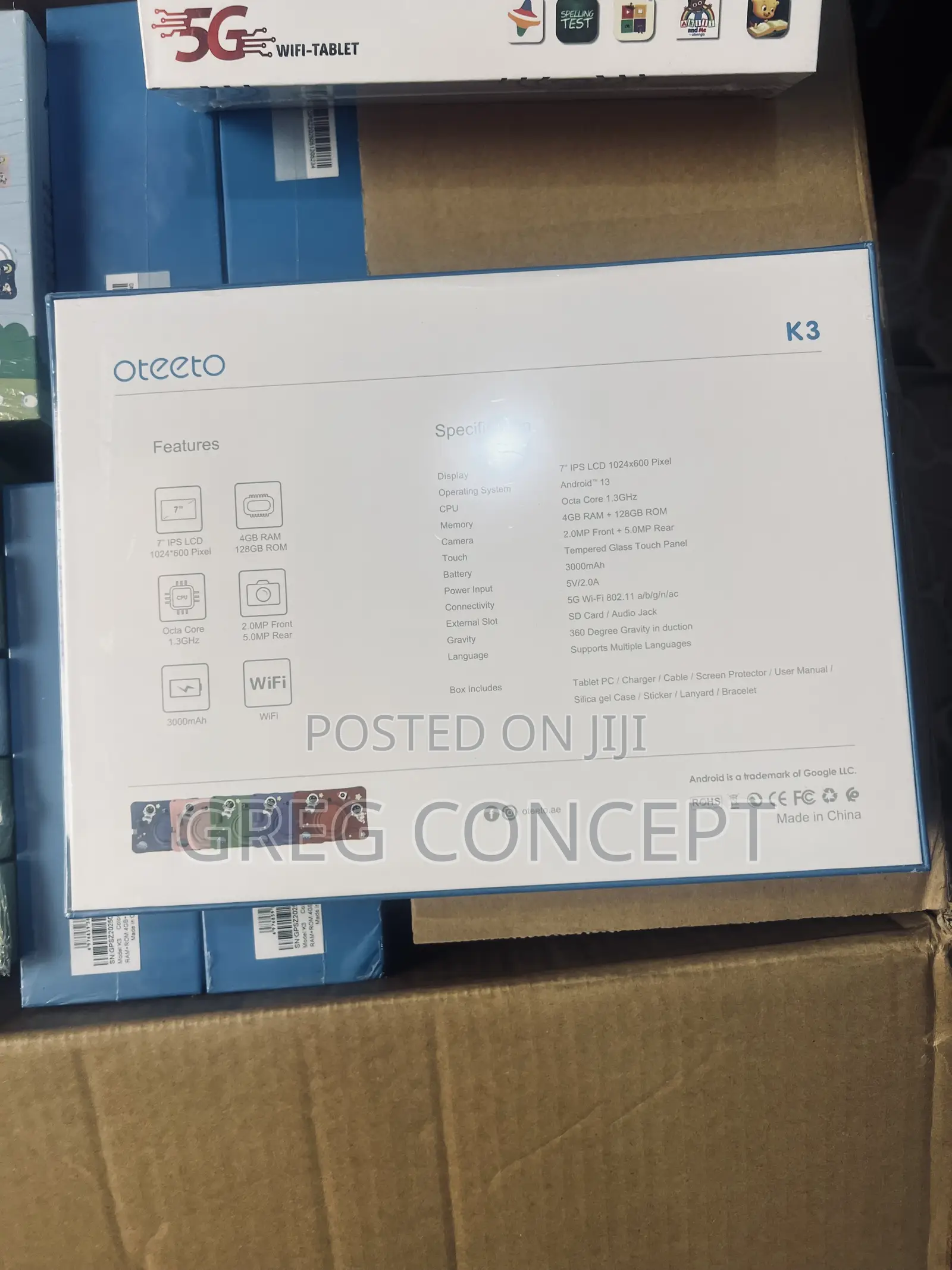 New Oteeto Tab 10 Kids 128 GB