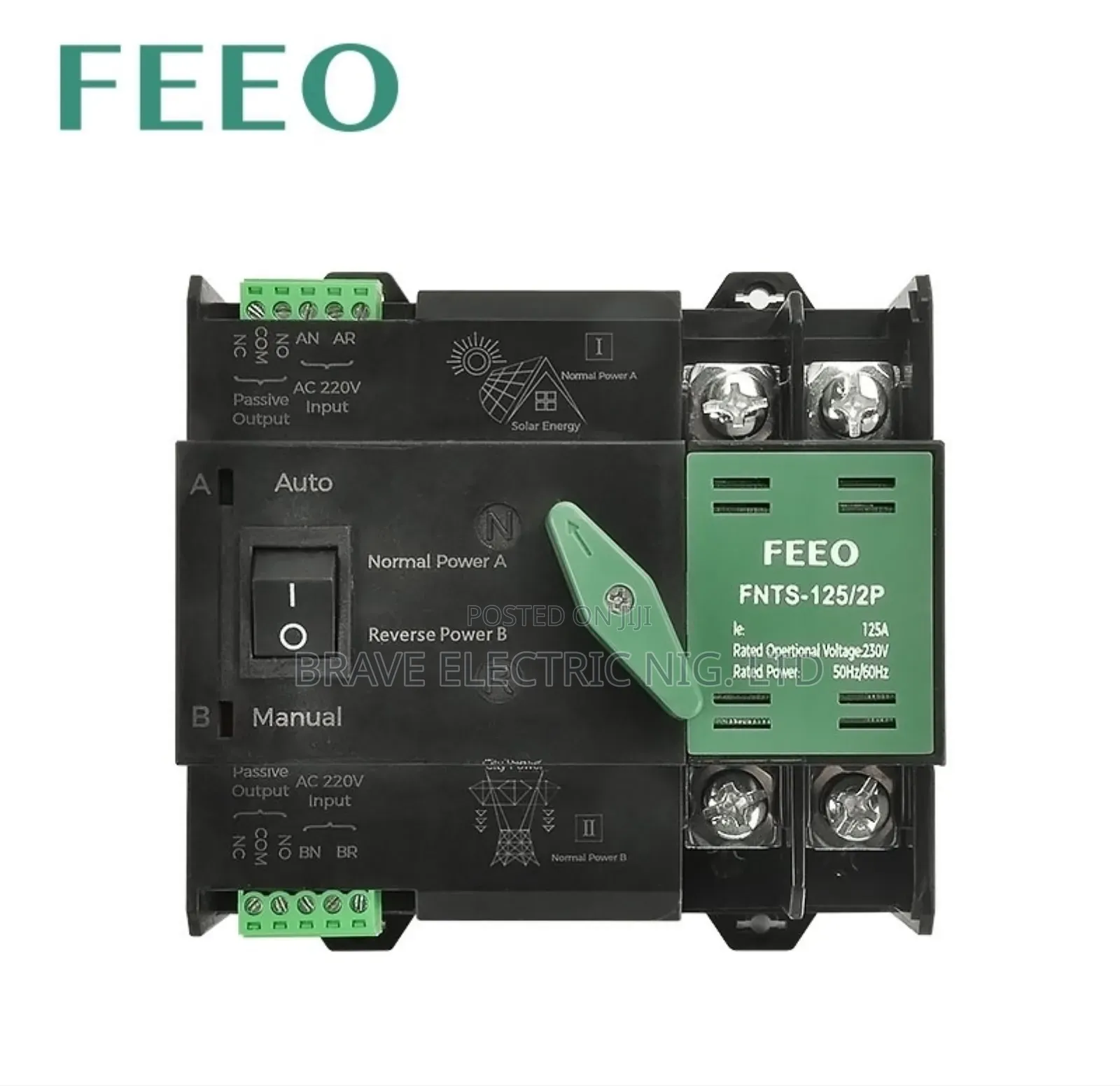 Feeo 2p 125a Automatic Transfer Swicth Solar