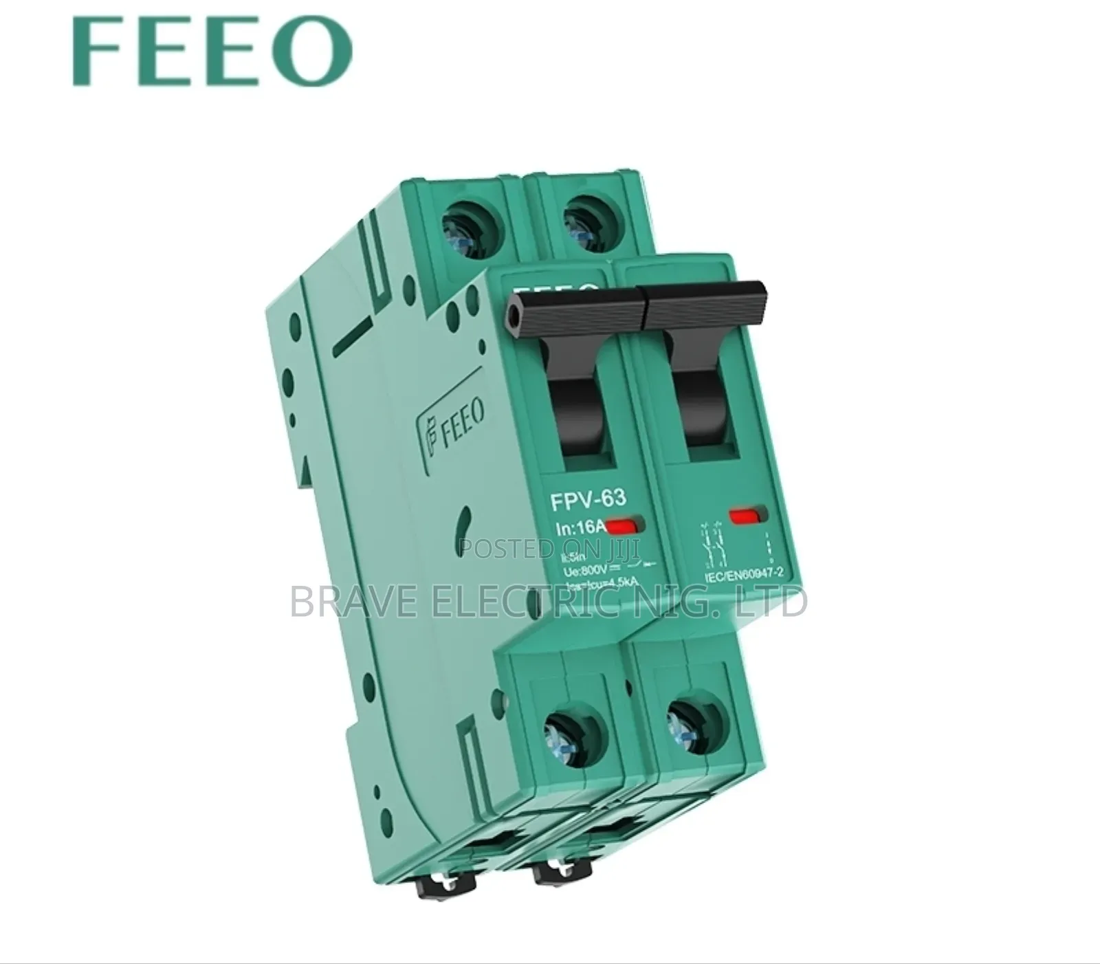 Dc Circuit Breaker 2p 16a-63a