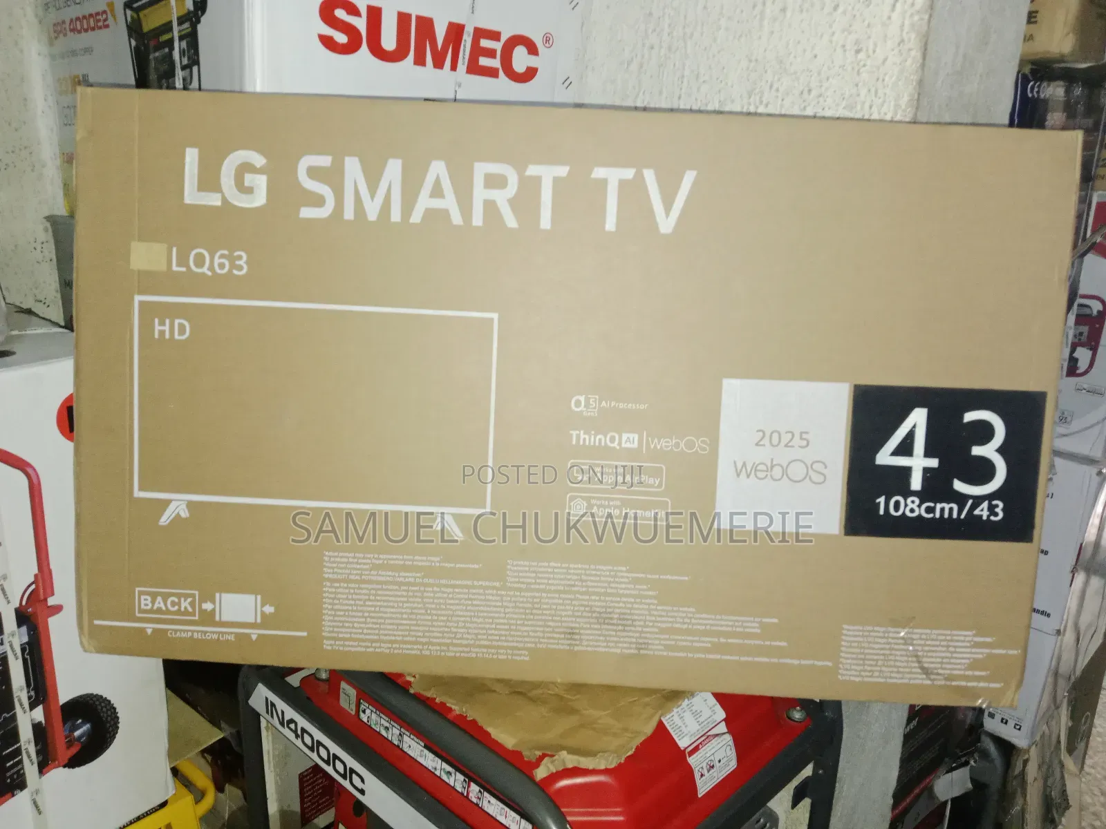 Lg Television 43inch Smart 2years Warranty
