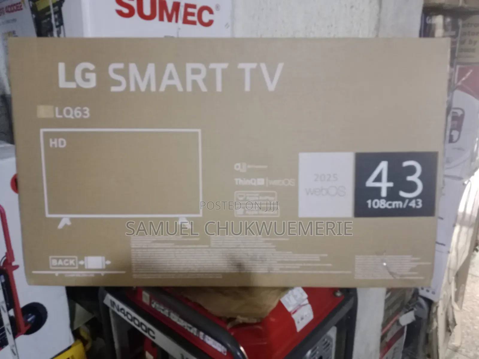 Lg Television 43inch Smart 2years Warranty