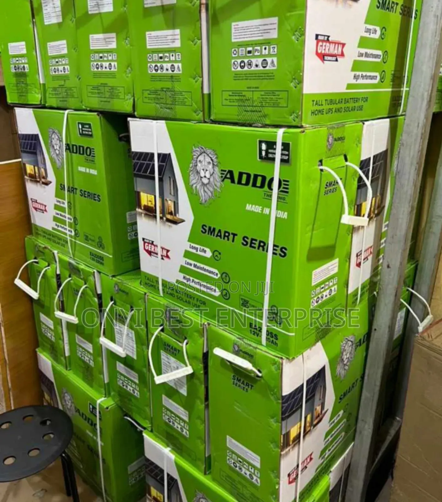 Addo Tubular Battery 220ahms -12volts Available