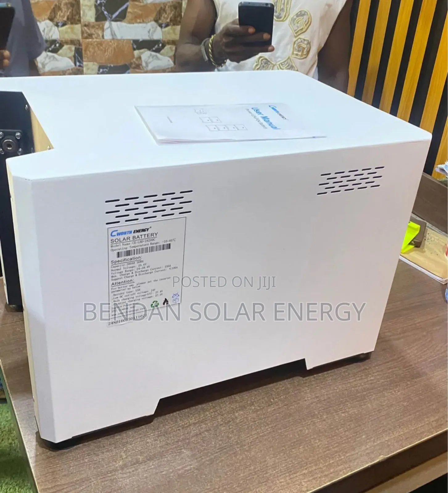 Cworth 5kwh 24v Lithium-Ion Battery – Strong Power, Long Lifespan