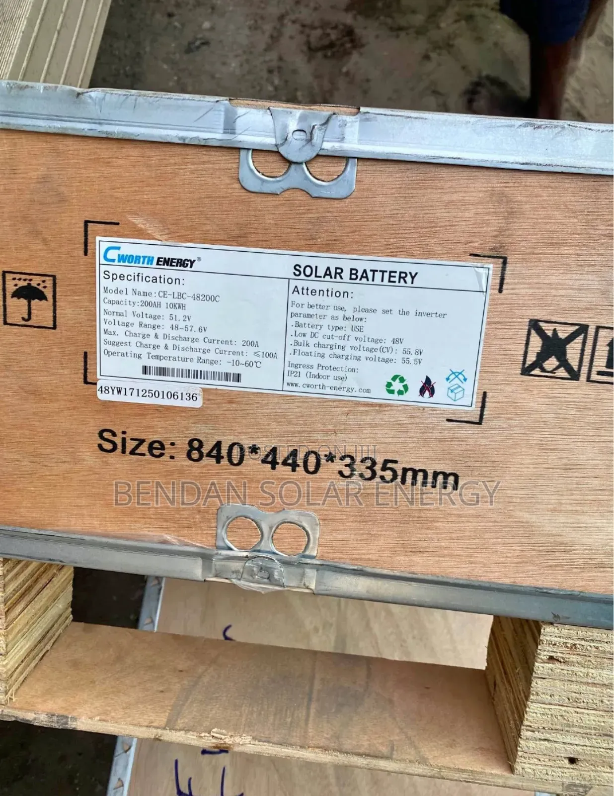 10kwh 48v Cworth Lithium-Ion Battery | Long-Lasting Energy Solution