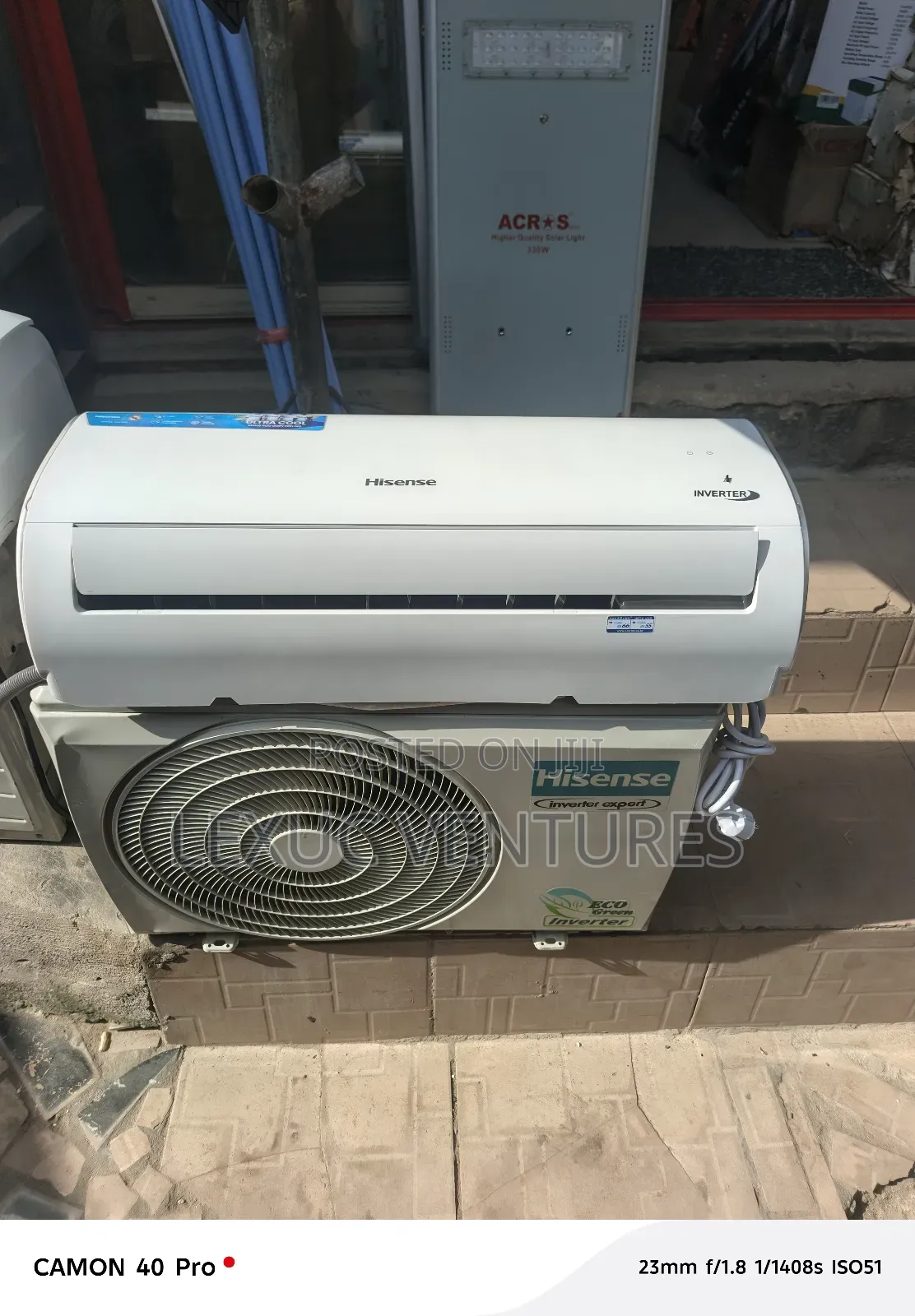 Hisense Inverter Expert 1.5hp Tested Working Perfectly 100% Copper