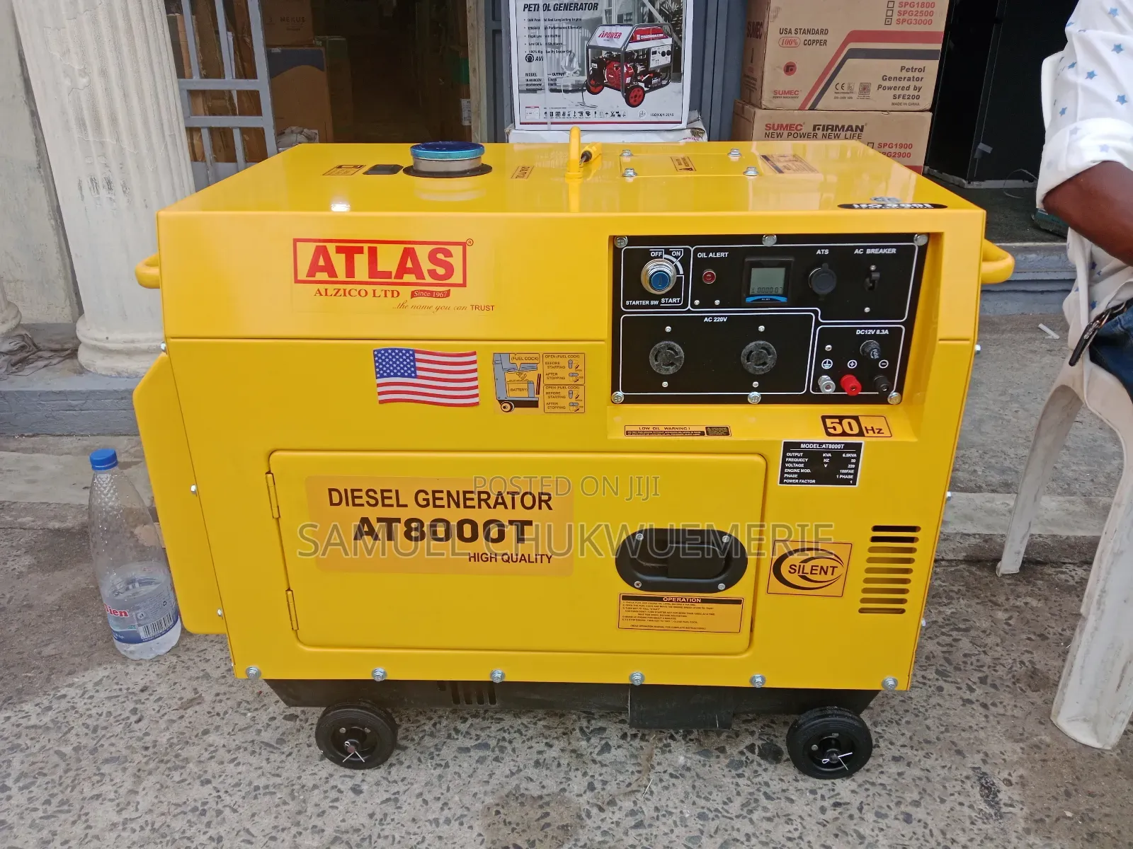 Atlas Diesel Generator 8kva Copper Coil