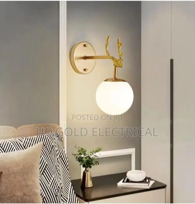 Modern Creative Antler Led Wall Lamp for Living Room Bedroom Bedside
