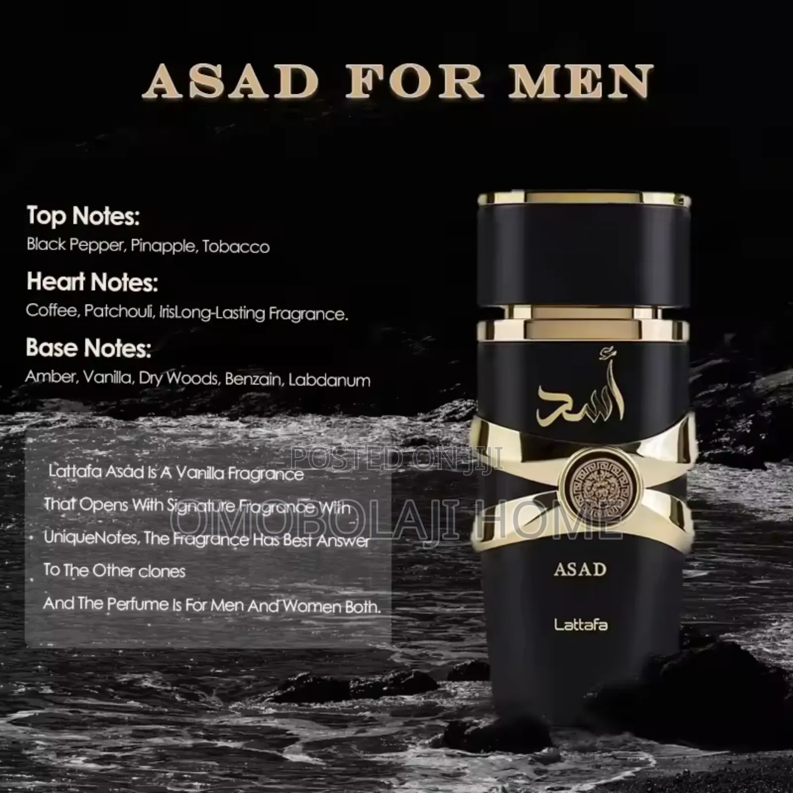 Lattafa Asad Perfume for Men 100 Ml