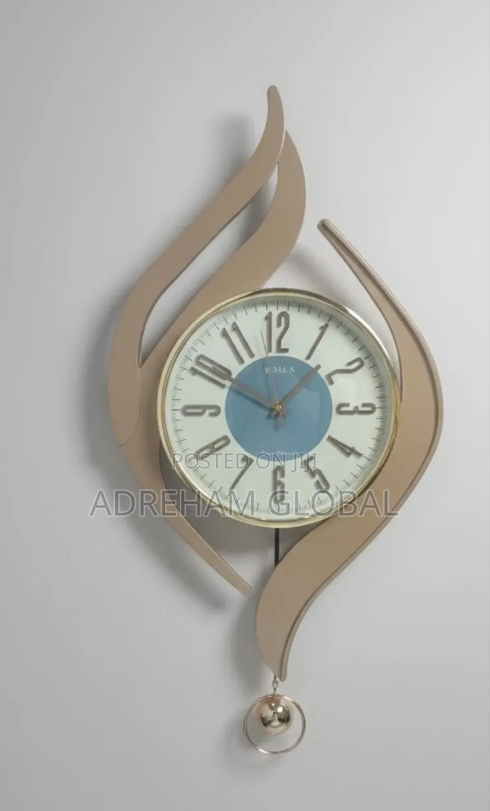 Pendulum Wall Clock Doe Home and Offices