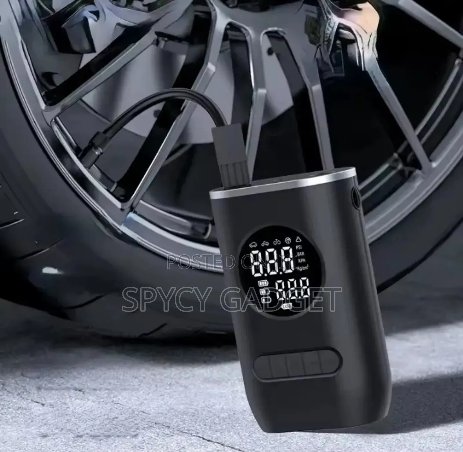Intelligent Rechargeable Car Tire Air Pump