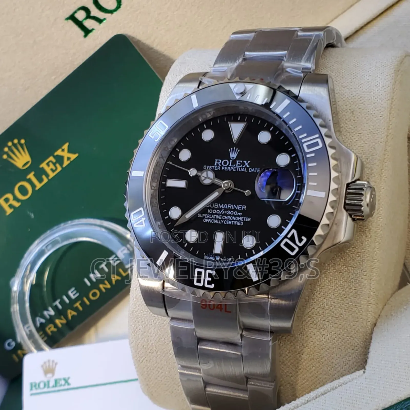 High Grade Rolex Submarine Stainless Steel Oyster Bracelet Luxury