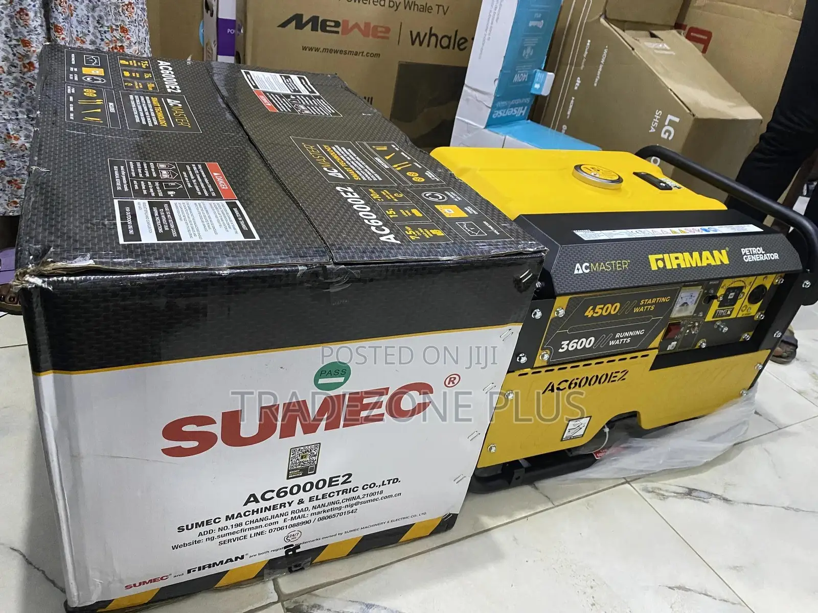 "Engineered for Endurance—Ac6000e2" Generator