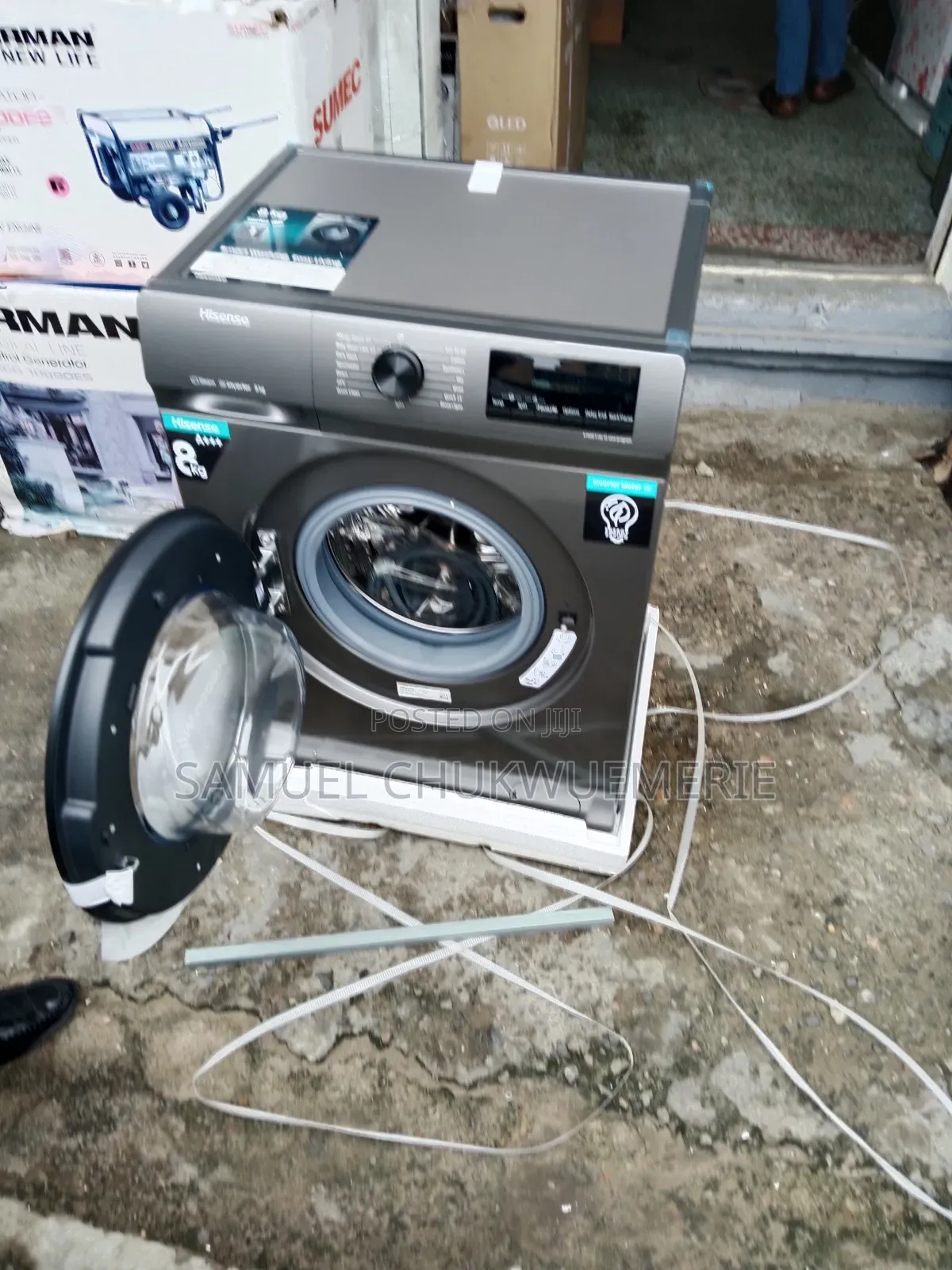 Hisense Inverter Washing Machine 8kg Automatic 1year Warranty