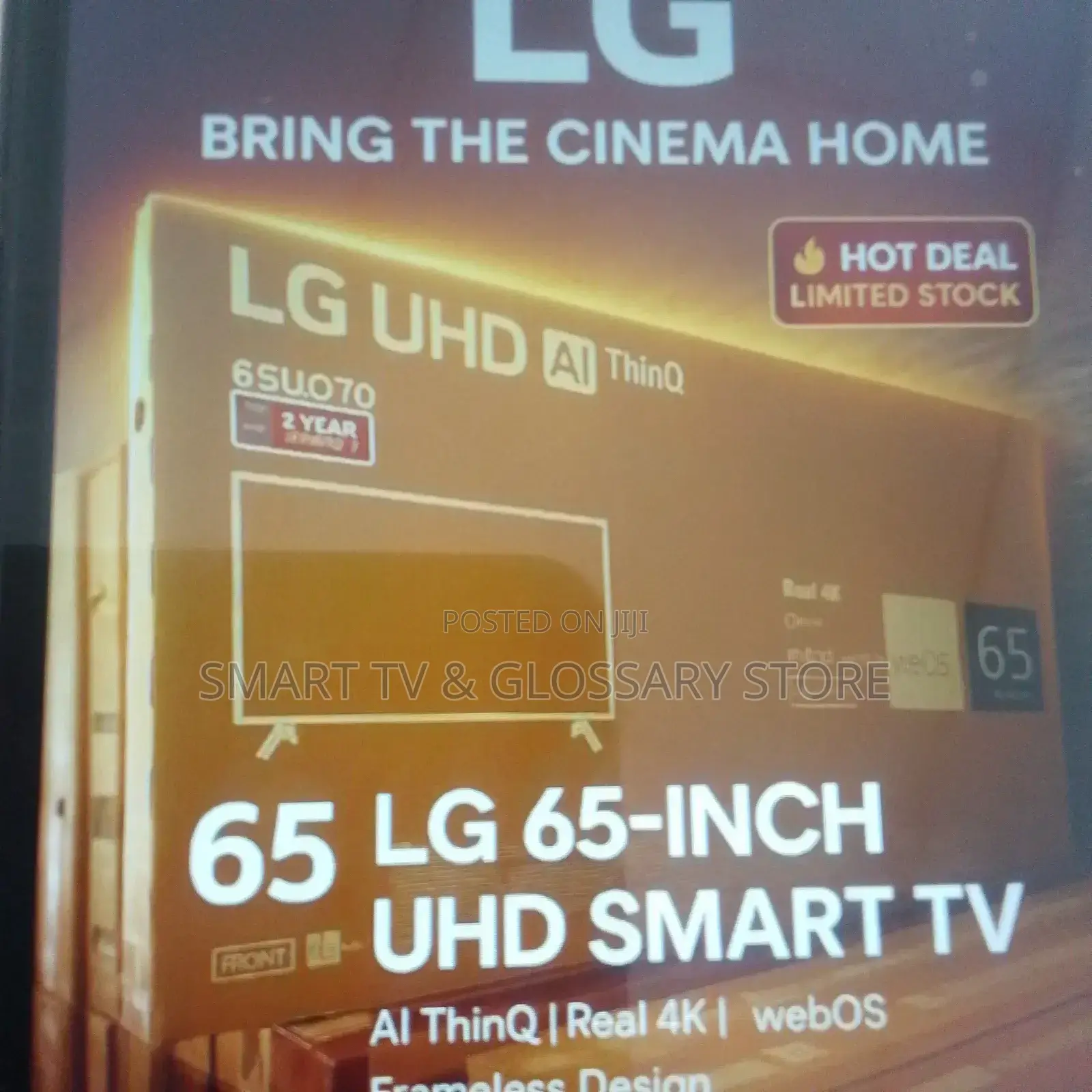 65 Inches Smart Tv With Ultimate Gameplay True Cinema Experience